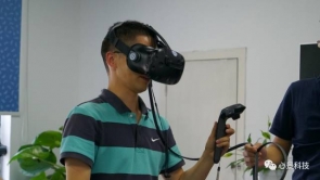 中信建投证券投行部执行总经理张志斌到心景科技尽调VR医疗项目